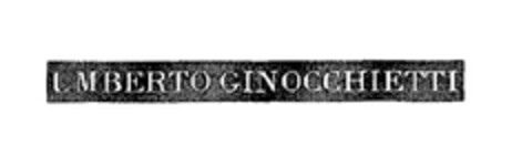 UMBERTO GINOCCHIETTI Logo (EUIPO, 01.06.2007)