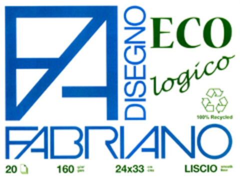FA FABRIANO DISEGNO ECO logíco Logo (EUIPO, 27.03.2008)