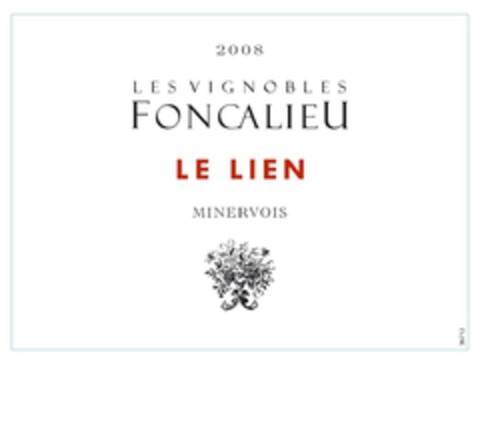 2008 LES VIGNOBLES FONCALIEU LE LIEN MINERVOIS Logo (EUIPO, 22.12.2009)