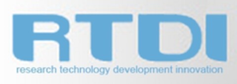 RTDI RESEARCH TECHNOLOGY DEVELOPMENT INNOVATION Logo (EUIPO, 17.06.2010)