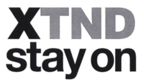 XTND stay on Logo (EUIPO, 02/14/2012)