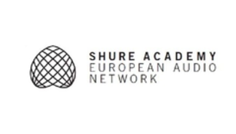 SHURE ACADEMY EUROPEAN AUDIO NETWORK Logo (EUIPO, 09/05/2012)