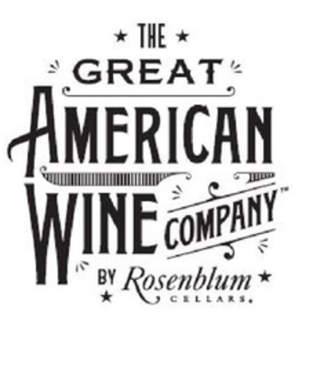 THE GREAT AMERICAN WINE COMPANY BY ROSENBLUM CELLARS Logo (EUIPO, 03/21/2014)