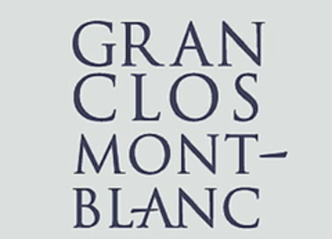 GRAN CLOS MONTBLANC Logo (EUIPO, 28.04.2014)