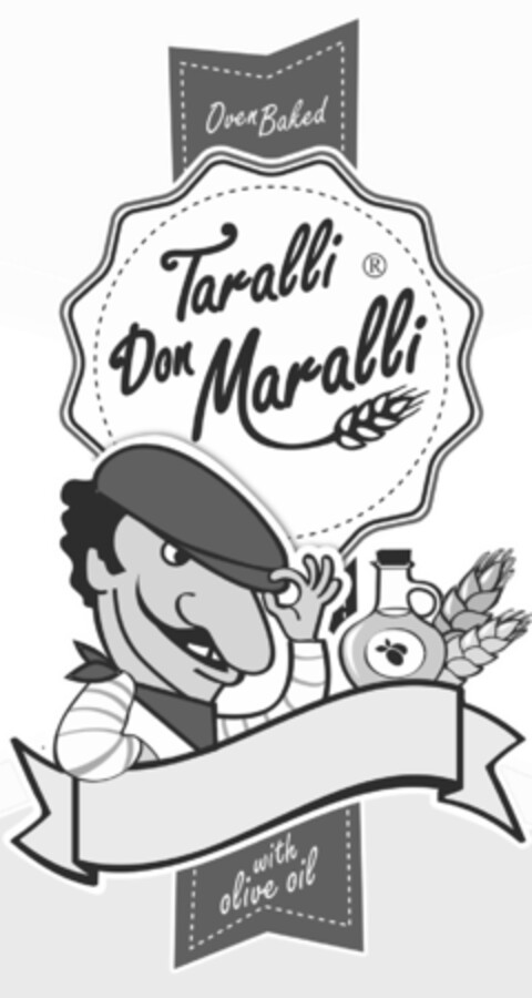 TARALLI   DON MARALLI,  oven baked, with olive oil Logo (EUIPO, 02.12.2014)