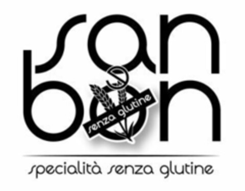 SAN E BON SENZA GLUTINE SPECIALITA' SENZA GLUTINE Logo (EUIPO, 03/17/2015)