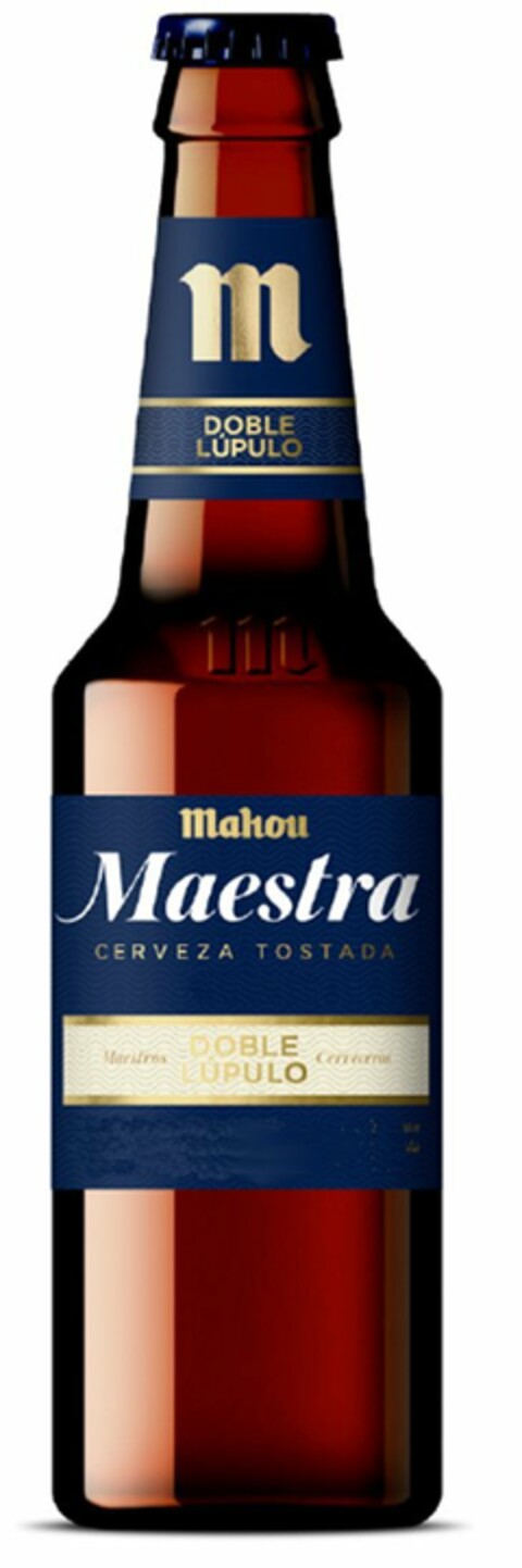 Mahou Maestra CERVEZA TOSTADA Maestros DOBLE LÚPULO Cerveceros Logo (EUIPO, 02/04/2016)