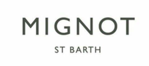 MIGNOT ST BARTH Logo (EUIPO, 15.02.2017)
