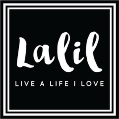 LALIL LIVE A LIFE I LOVE Logo (EUIPO, 10/06/2017)