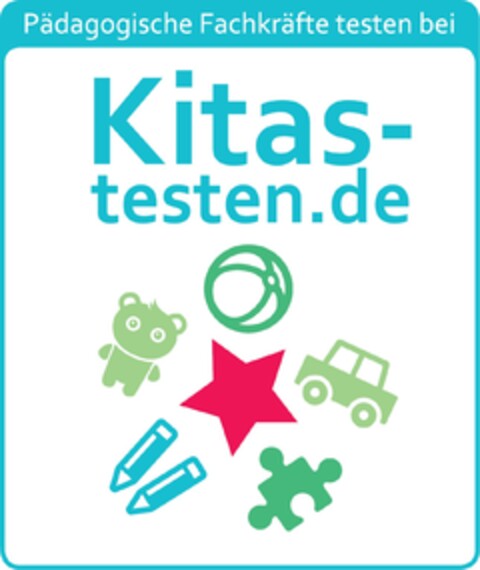 Pädagogische Fachkräfte testen bei Kitas-testen.de Logo (EUIPO, 11.06.2018)