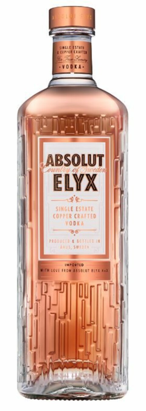 ABSOLUT ELYX COUNTRY OF SWEDEN Logo (EUIPO, 16.09.2019)