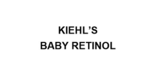 KIEHL'S BABY RETINOL Logo (EUIPO, 28.02.2023)