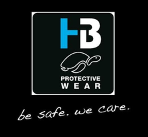 HB PROTECTIVE WEAR be safe. we care. Logo (EUIPO, 09/16/2024)