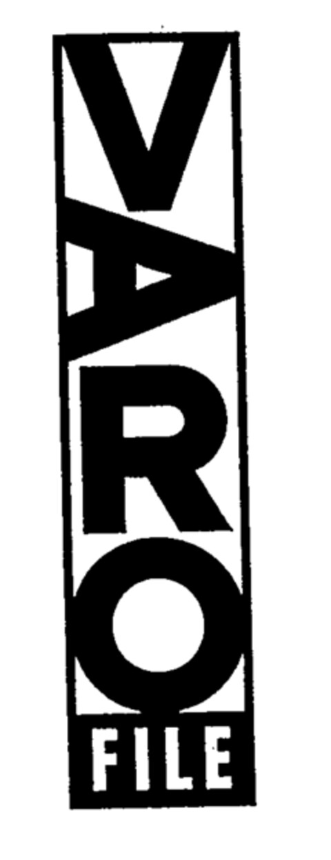 VARO FILE Logo (EUIPO, 02.07.1997)