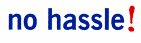 no hassle! Logo (EUIPO, 19.06.2000)