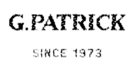 G.PATRICK SINCE 1973 Logo (EUIPO, 12/12/2002)