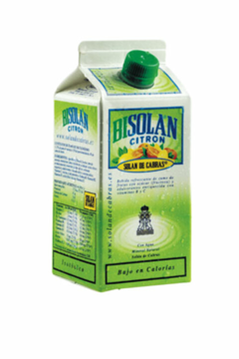 BISOLAN CITRON SOLAN DE CABRAS Logo (EUIPO, 28.10.2003)