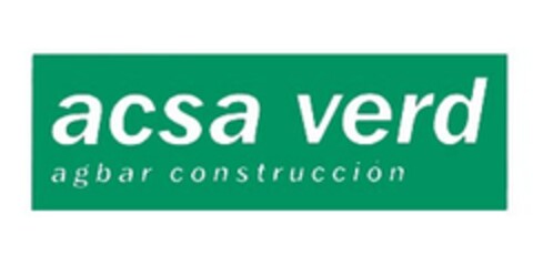 acsa verd agbar construcción Logo (EUIPO, 31.10.2003)