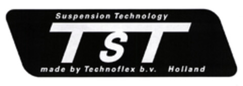 Suspension Technology TST made by Technoflex b.v. Holland Logo (EUIPO, 11.12.2003)