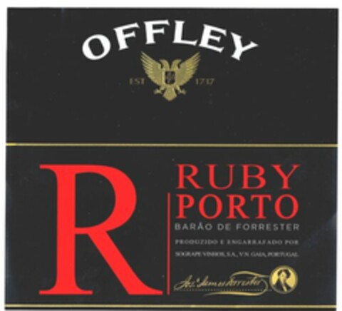 OFFLEY R RUBY PORTO Logo (EUIPO, 28.09.2007)