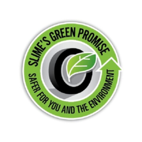 SLIME'S GREEN PROMISE SAFER FOR YOU AND THE ENVIRONMENT Logo (EUIPO, 09.12.2010)