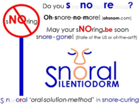 Snoral SILENTIODORM Logo (EUIPO, 04/18/2011)