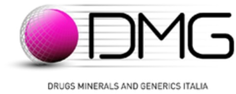 DMG DRUGS MINERALS AND GENERICS ITALIA Logo (EUIPO, 29.11.2013)