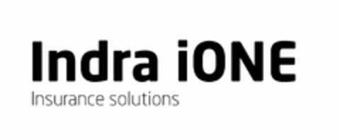 Indra iONE Insurance solutions Logo (EUIPO, 09.07.2014)