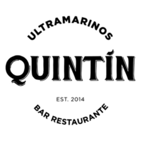 ULTRAMARINOS QUINTIN EST. 2014  BAR RESTAURANTE Logo (EUIPO, 05/25/2015)