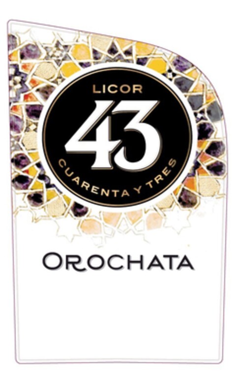 LICOR 43 CUARENTA Y TRES OROCHATA Logo (EUIPO, 30.12.2015)