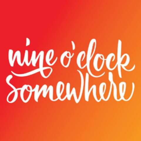 nine o'clock somewhere Logo (EUIPO, 29.04.2016)