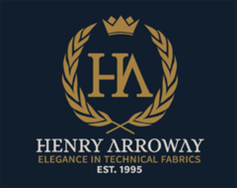 HA HENRY ARROWAY ELEGANCE IN TECHNICAL FABRICS EST. 1995 Logo (EUIPO, 24.04.2017)