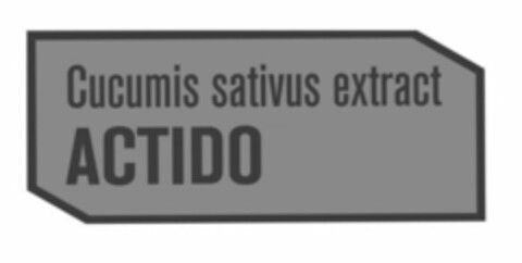 Cucumis sativus extract ACTIDO Logo (EUIPO, 30.06.2017)
