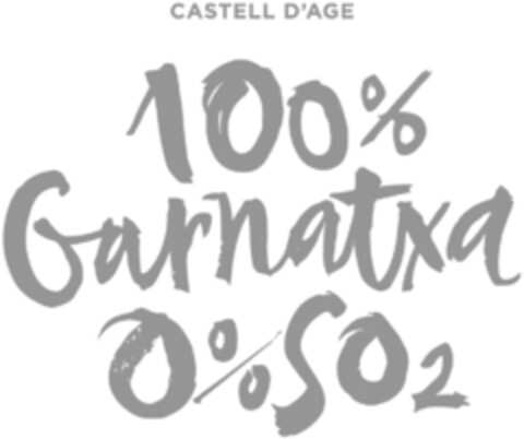 CASTELL D'AGE 100% GARNATXA 0% SO2 Logo (EUIPO, 14.12.2017)