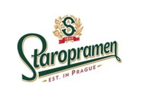 SAP 1869 Staropramen EST. IN PRAGUE Logo (EUIPO, 01/13/2020)