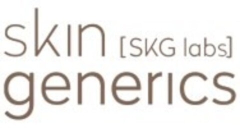 SKIN [SKG LABS] GENERICS Logo (EUIPO, 14.01.2021)