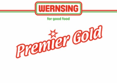 WERNSING for good food Premier Gold Logo (EUIPO, 03.02.2021)