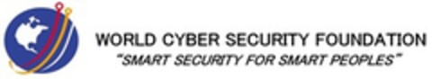 WORLD CYBER SECURITY FOUNDATION "SMART SECURITY FOR SMART PEOPLES" Logo (EUIPO, 24.06.2021)