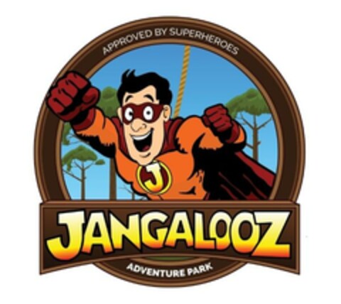 APPROVED BY SUPERHEROES JANGALOOZ ADVENTURE PARK Logo (EUIPO, 12/01/2023)
