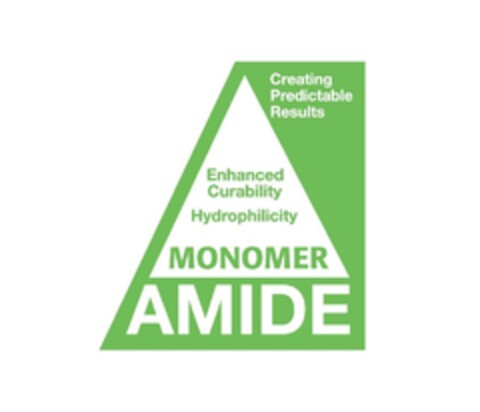 Creating Predictable Results Enhanced Curability Hydrophilicity MONOMER AMIDE Logo (EUIPO, 29.01.2024)