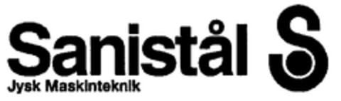 Sanistål S Jysk Maskinteknik Logo (EUIPO, 28.09.1998)