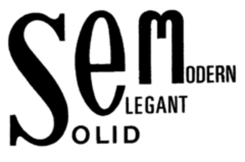 SOLID eLEGANT mODERN Logo (EUIPO, 10.12.2001)