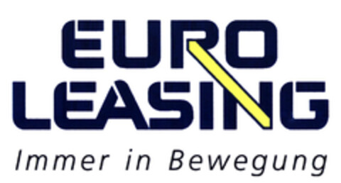 EURO LEASING Immer in Bewegung Logo (EUIPO, 07.06.2004)
