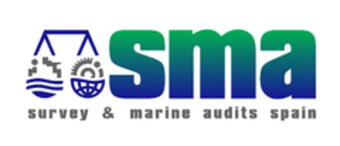 SMA SURVEY & MARINE AUDITS SPAIN Logo (EUIPO, 28.06.2010)