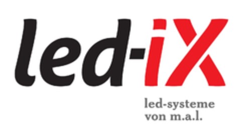 led-iX led-systeme von m.a.l. Logo (EUIPO, 20.02.2012)