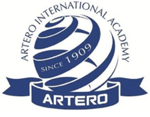 ARTERO INTERNATIONAL ACADEMY SINCE 1909 ARTERO Logo (EUIPO, 02.08.2013)