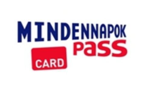 MINDENNAPOK CARD PASS Logo (EUIPO, 06.01.2015)