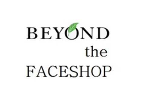 BEYOND the FACESHOP Logo (EUIPO, 18.12.2015)