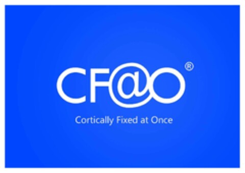 CF@O CORTICALLY FIXED AT ONCE Logo (EUIPO, 02/23/2017)