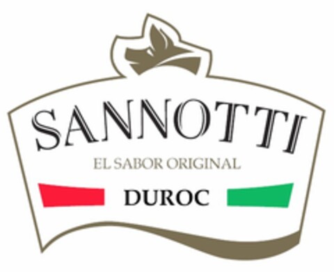 SANNOTTI EL SABOR ORIGINAL DUROC Logo (EUIPO, 05.07.2017)